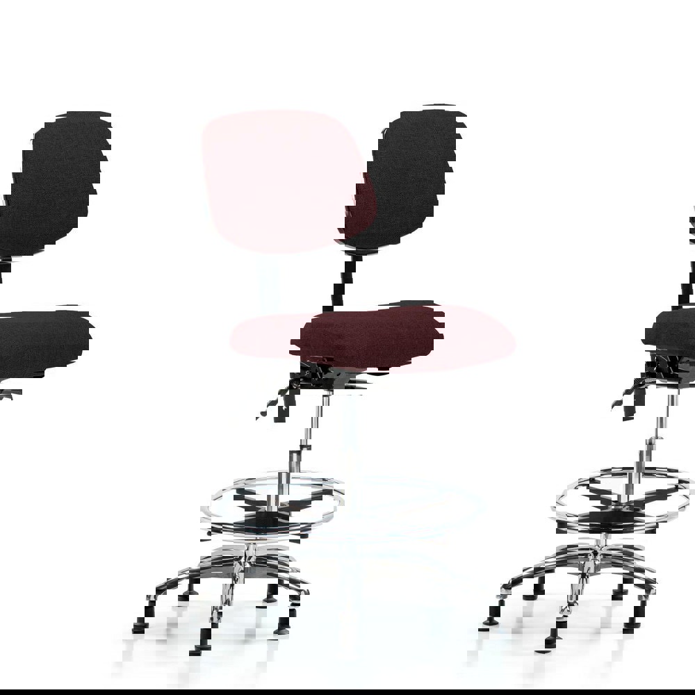 Task Chair: Olefin, Burgundy